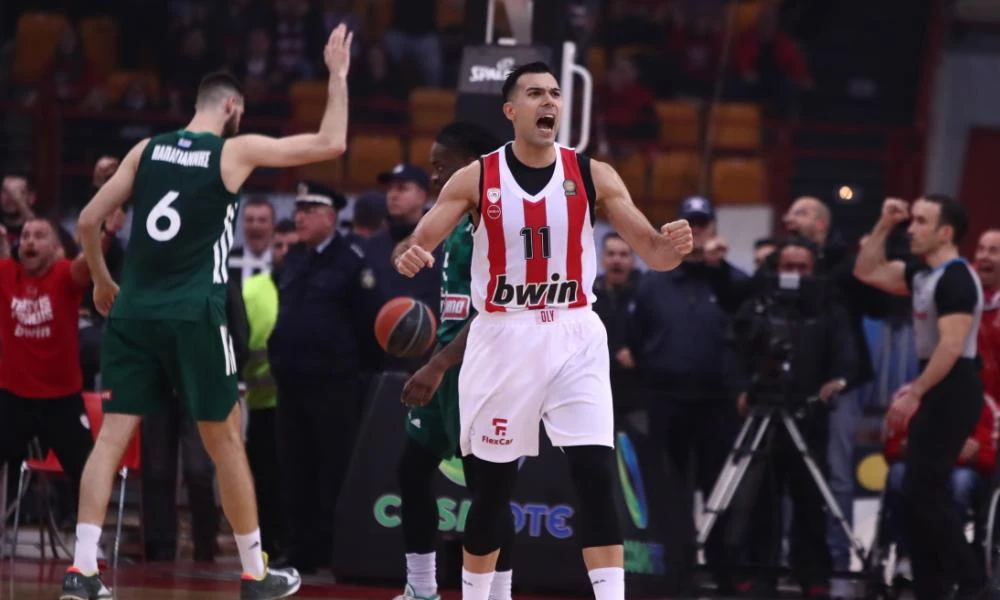 Euroleague: Κυρίαρχος ο Ολυμπιακός στα ντέρμπι με τον Παναθηναϊκό - Μετράει 16 νίκες σε 23 παιχνίδια (βίντεο)